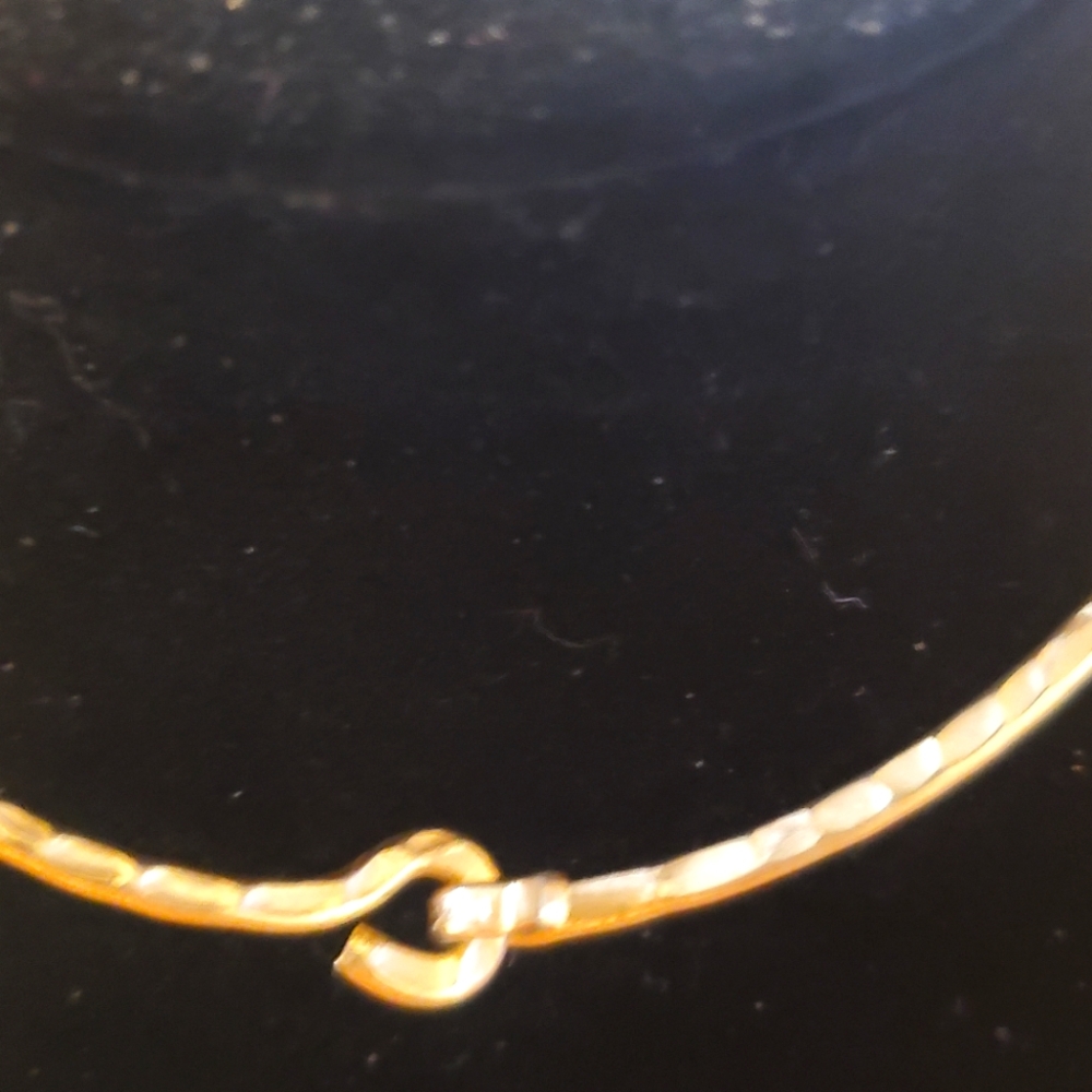 Rafael Canada Brass Double Pendant Choker Necklace - Picture 6 of 6